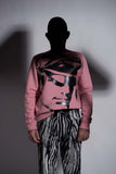 TOM OF FINLAND x WE ARE SPASTOR BIKER HEAD SWEATSHIRT - PINK