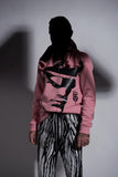 TOM OF FINLAND x WE ARE SPASTOR BIKER HEAD SWEATSHIRT - PINK