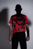 TOM OF FINLAND x WE ARE SPASTOR BIKER HEAD TEE - RED