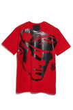 TOM OF FINLAND x WE ARE SPASTOR BIKER HEAD TEE - RED