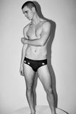 WE ARE SPASTOR BLACK BRIEF W/ HOLES