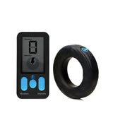 E-Stim Pro Silicone Vibrating Cock Ring w/ Remote by Zeus